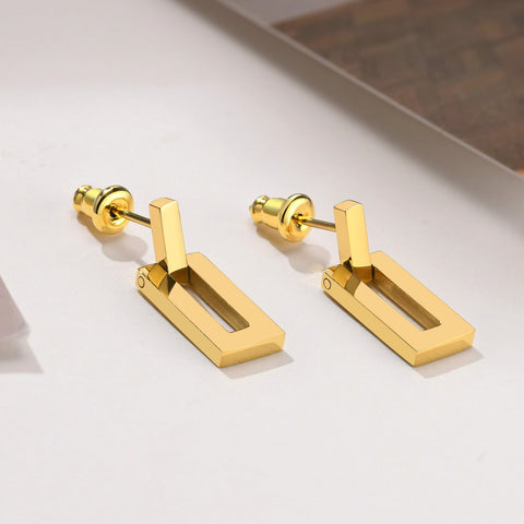 WOMEN'S EARRINGS Gold Color HUDSON - BYMANYC ® New York-1