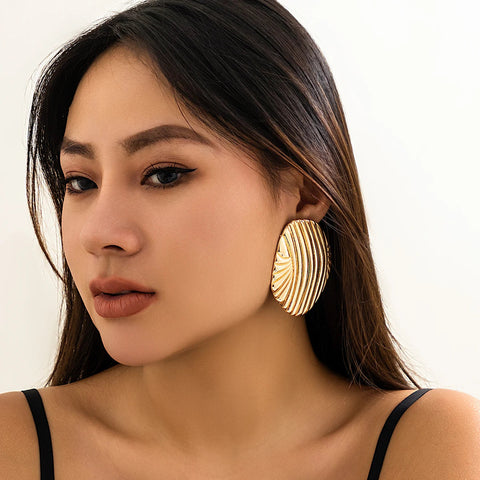 WOMEN'S EARRINGS Gold Color MADISON - BYMANYC ® New York-0