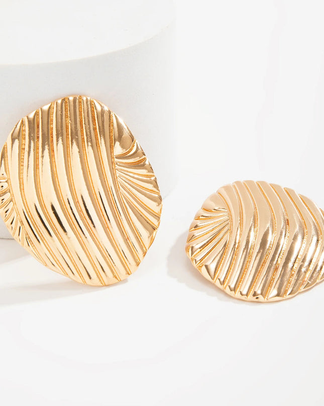 WOMEN'S EARRINGS Gold Color MADISON - BYMANYC ® New York-1