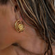 WOMEN'S EARRINGS Gold Color SOHO - BYMANYC ® New York-1