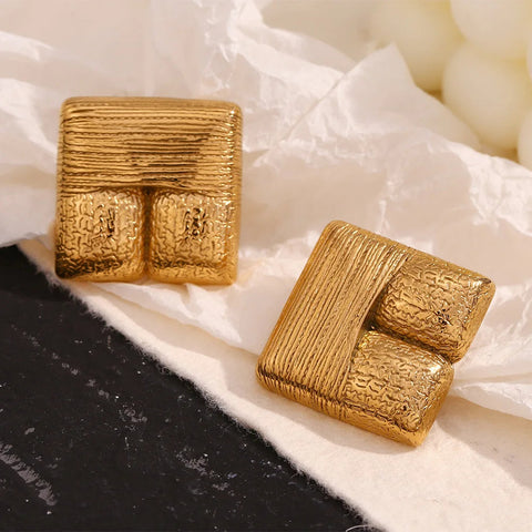 WOMEN'S EARRINGS Gold Color SOHO - BYMANYC ® New York-1