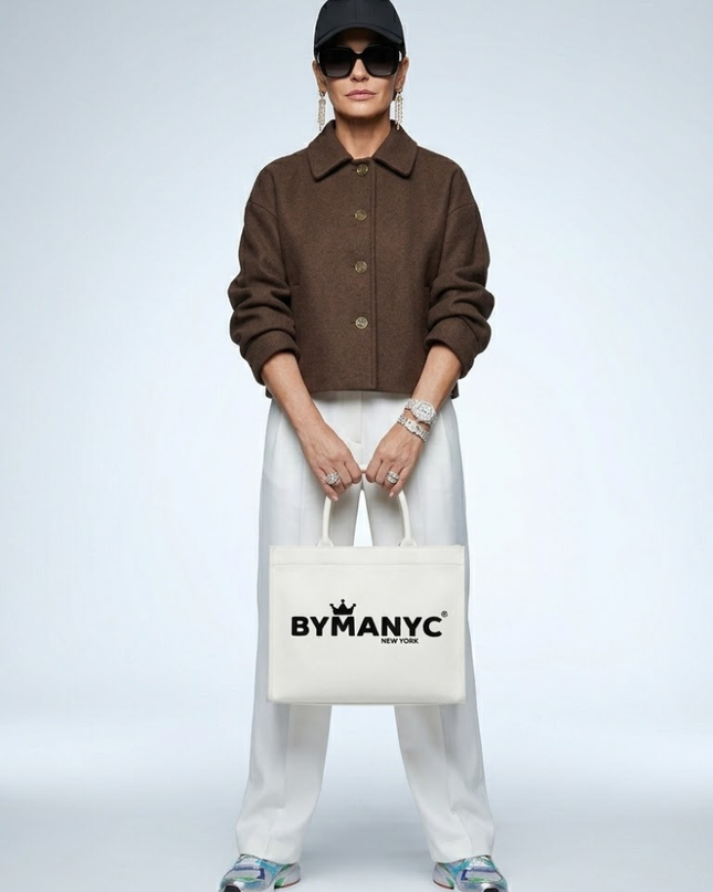 WOMEN'S JACKET Brown Wool MADISON - BYMANYC ® New York-1