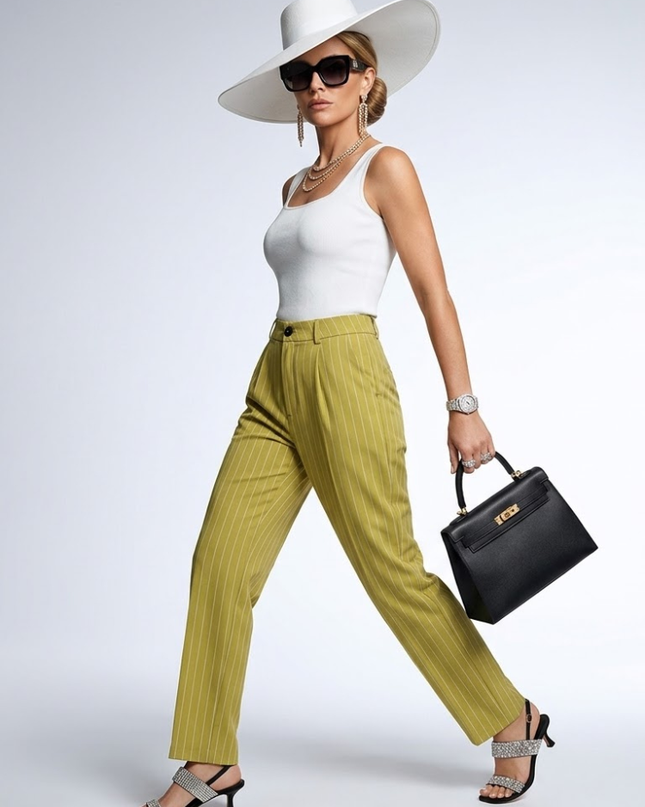 GRAMERCY Hose | Matcha | Damen