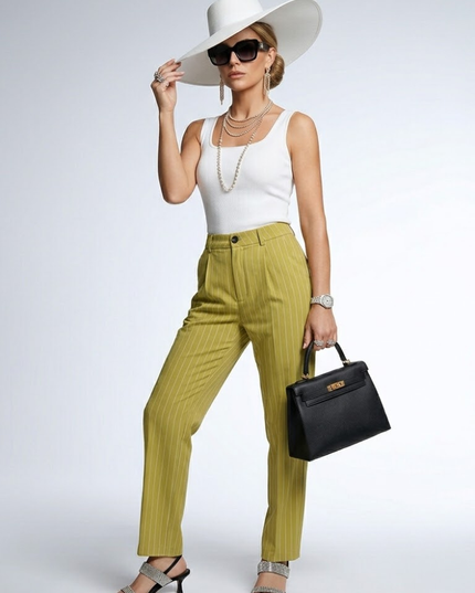 💟 GRAMERCY Hose | Matcha | Damen