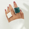 Damen Ring • New Collection CHELSEA Resin – BYMANYC ® New York