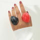 WOMEN'S RING • new collection CHELSEA Resin BYMANYC ® New York-2