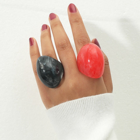 WOMEN'S RING • new collection CHELSEA Resin BYMANYC ® New York-2
