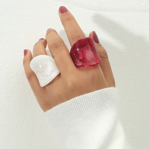 WOMEN'S RING • new collection CHELSEA Resin BYMANYC ® New York-3