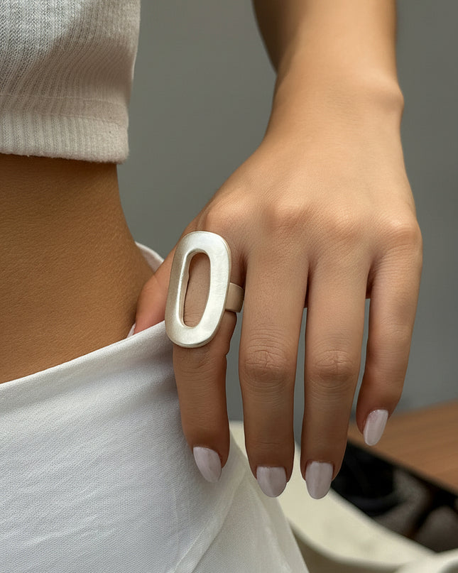 WOMEN'S RING • new collection HUDSON Matte BYMANYC ® New York-0