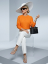 Damen Pullover Bushwick | New Collection Chic | Orange | One Size