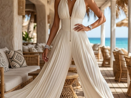 Damenkleid Portland | New Collection Summer | Cremweiß
