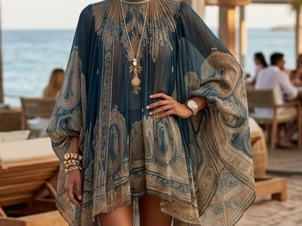 Damenkleid Miami Beach | New Collection Summer | Navy Blue