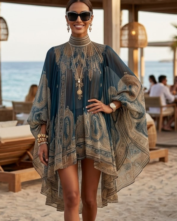 Damenkleid Miami Beach | New Collection Summer | Navy Blue