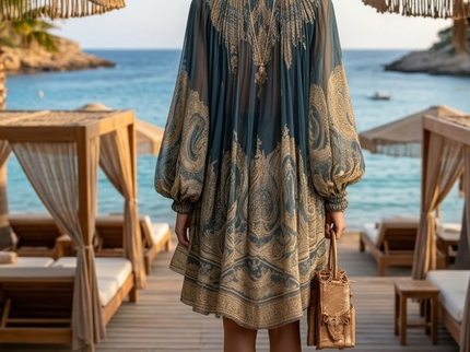 Damenkleid Miami Beach | New Collection Summer | Navy Blue