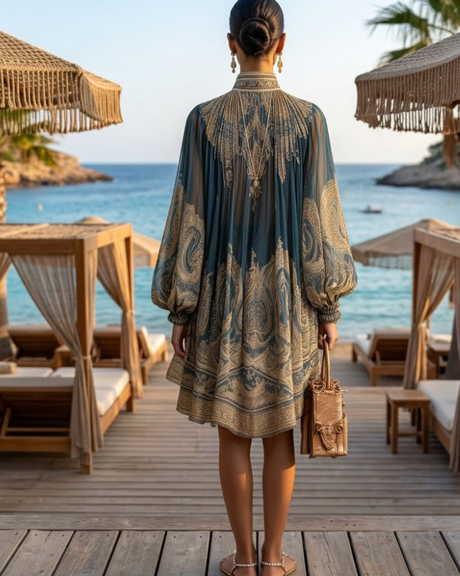 Damenkleid Miami Beach | New Collection Summer | Navy Blue