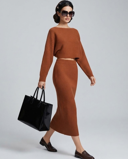 BYMANYC ® New York | UNION SQUARE Zweiteiler | Karamell