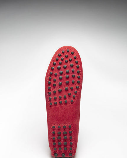 Penny Driving Loafers – Rot Wildleder
