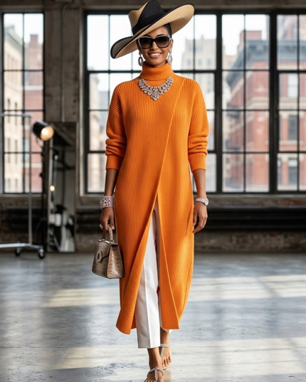 BYMANYC ® New York | Dumbo Cardigan | Orange