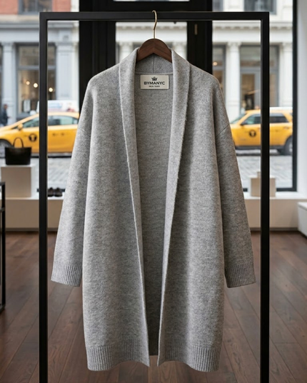 BYMANYC Nolita Cardigan Damen | Light Gray