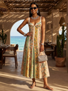 Damen Trägerloses Blumenkleid IBIZA – BYMANYC ® New York