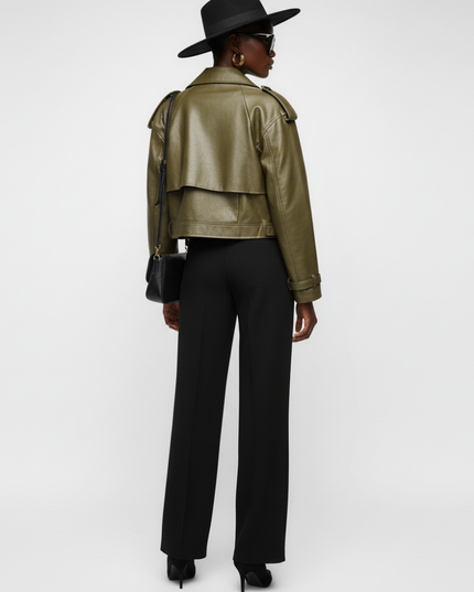 Women's Biker Jacket GREENWICH VILLAGE ECO FASHION BYMANYC ® New York