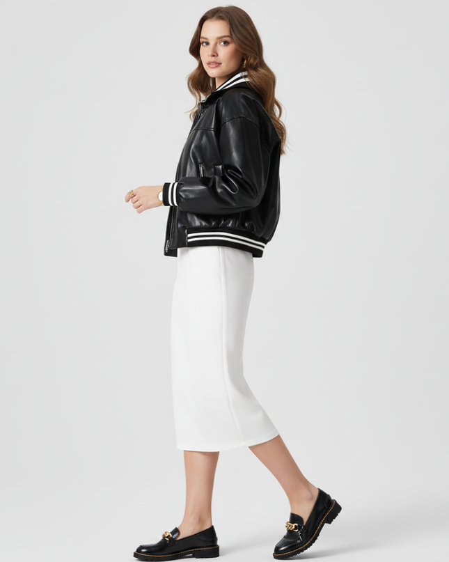Women's Biker Jacket SOHO ECO FASHION BYMANYC ® New York-0