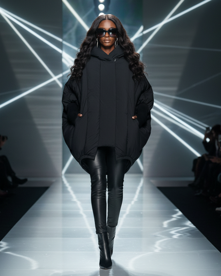 💟  Cape Coat FINANCIAL DISTRICT COUTURE