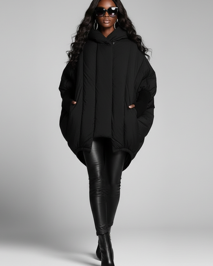 💟  Cape Coat FINANCIAL DISTRICT COUTURE
