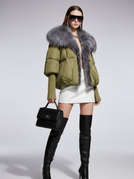 army green silver / S