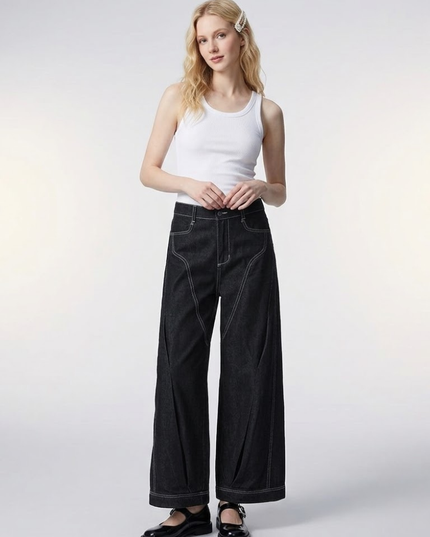 💟 LEXINGTON Damen Denim Jeans | Black | Prêt-à-Porter New Collection
