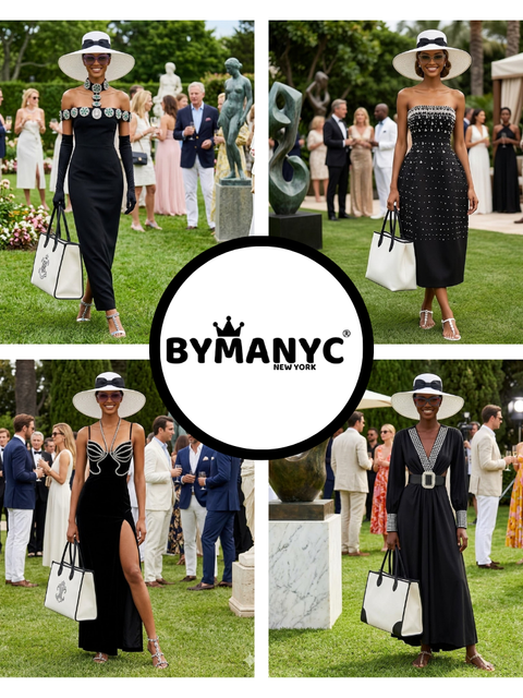 Women's Dress Strapless Embellished White TRIBECA New Collection THE HAMPTONS BYMANYC ® New York-1