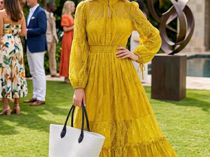 Damenkleid Shelter Island | New Collection The Hamptons | Gelb