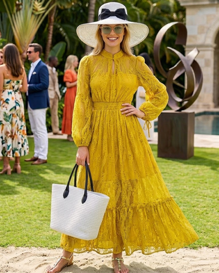 Damenkleid Shelter Island | New Collection The Hamptons | Gelb