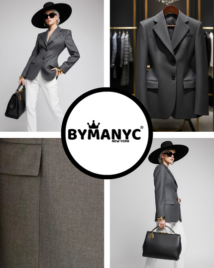 BYMANYC ® New York | Eco Jacket Astor Place | Gray | Damen