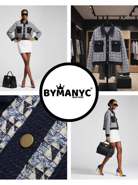 Damen Eco-Jacke CHRYSLER NYFW Neue Kollektion BYMANYC ® New York