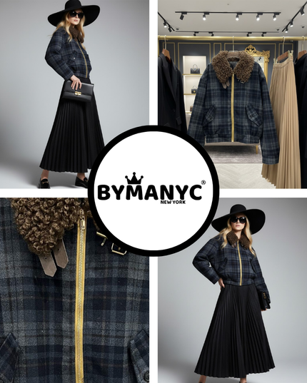 FiDi NY City | Eco Jacke Damen | Navy Blue | One Size