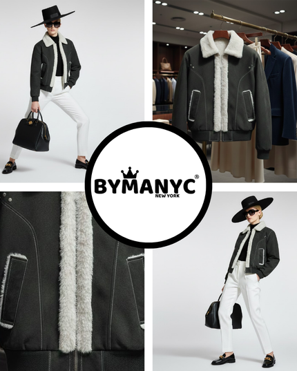 BYMANYC® New York | Eco Jacket FLUSHING NY CITY | Dark Gray