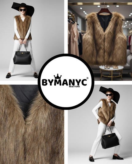 BYMANYC® New York | Eco Jacket LOWER EAST NY CITY | Yellow Long Hair