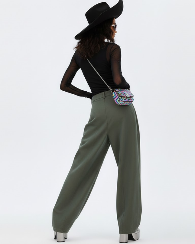 Women's Extra Wide Trousers BUSHWICK NYFW New Colecction BYMANYC ® New York-1