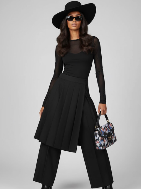Damen Extra-Weithose DECONSTRUCTED TRIBECA NYFW Neue Kollektion BYMANYC ® New York