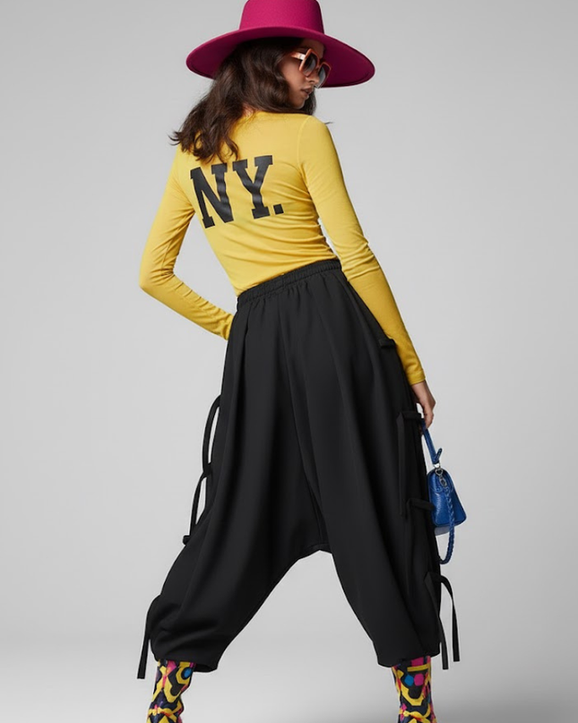 Women's Extra Wide Trousers FLATIRON NYFW New Colecction BYMANYC ® New York-1
