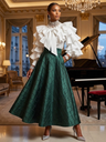Grüner Satin-Rock QUARTIER LATIN – Neue Kollektion PARIS LE MARAIS BYMANYC ® New York