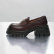 Chunky Heel Platform Loafers