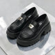 Chunky Heel Platform Loafers