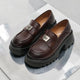 Chunky Heel Platform Loafers