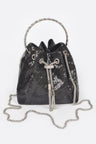 Sac seau à paillettes pour femme - NOHO - BYMANYC ® New York