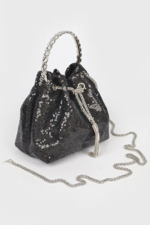 Women's Handbag Sequins Bucket Bag - NOHO - BYMANYC ® New York-1