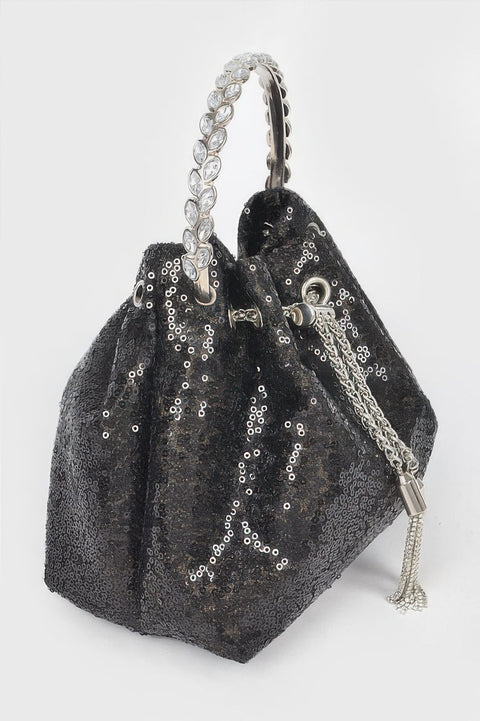Women's Handbag Sequins Bucket Bag - NOHO - BYMANYC ® New York-2
