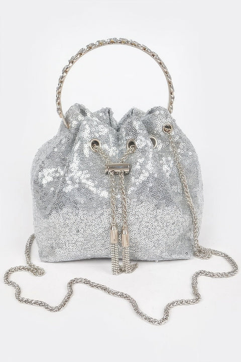 Women's Handbag Sequins Bucket Bag - NOHO - BYMANYC ® New York-5