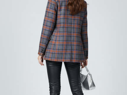 Damenjacke EAST VILLAGE COUTURE – Oversized Plaid